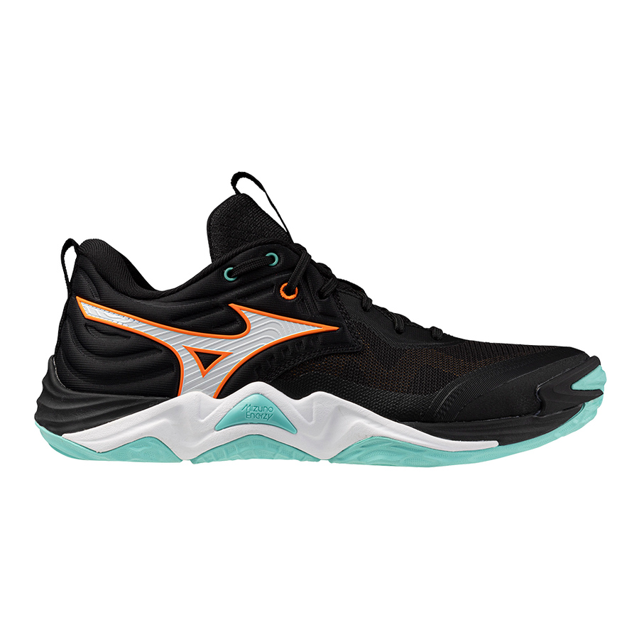 Mizuno WAVE MOMENTUM ELITE Black/Tangelo/Ice Green
